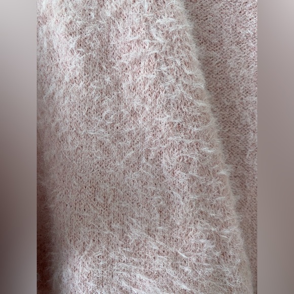 Almost Famous Furry Pink Open Cardigan Long / oversized - size S - Picture 3 of 6